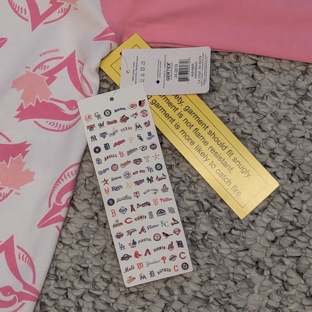 BNWT MLB Toronto Blue Jays Kids (18-24 Months) 1 Piece Footies/Pyjamas/Sleepers - Picture 11 of 14